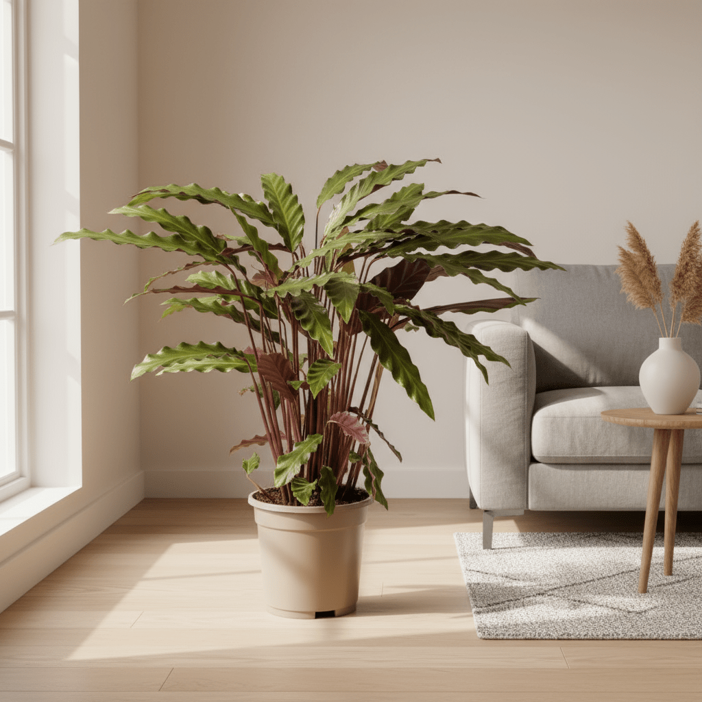 Calathea Rufibarba – Ø 17 cm – ↕ 40–50 cm