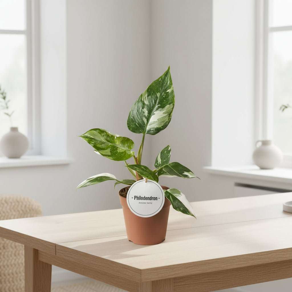 Philodendron White Princess – Ø 12 cm – ↕ 30 cm – Planten Magie