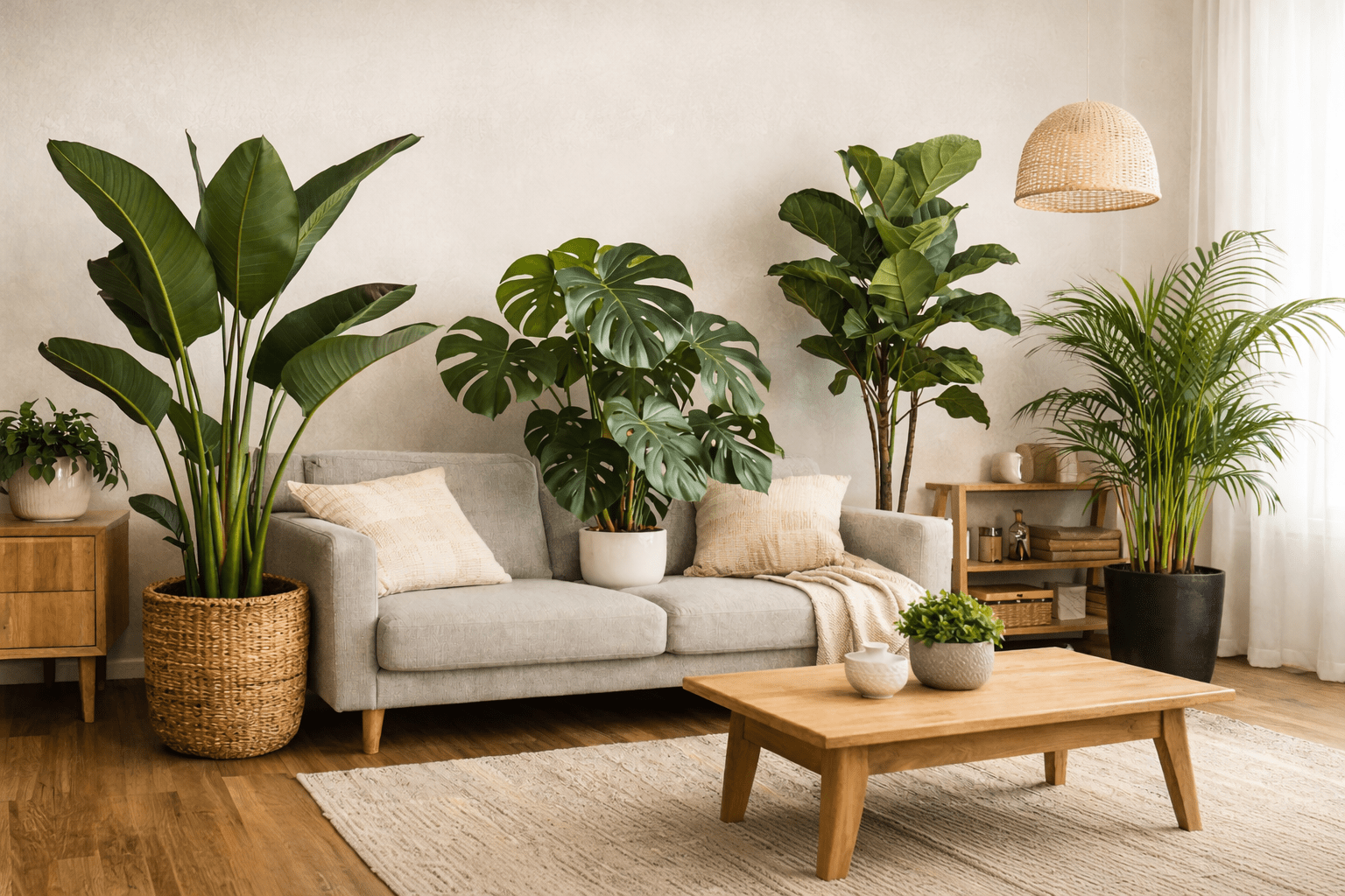 Grote kamerplanten: welke plant past het beste in jouw woonkamer? - Planten Magie