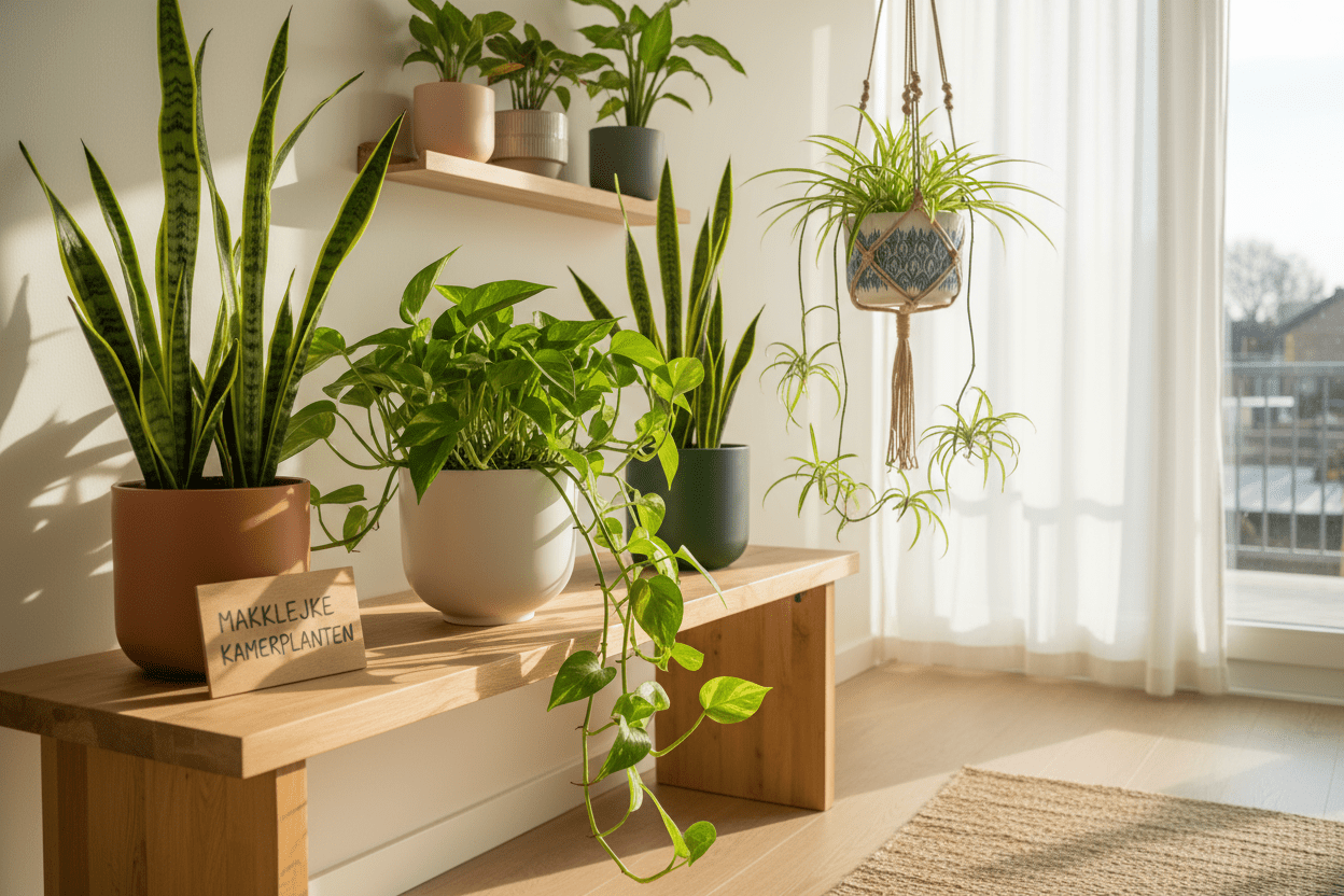 10 makkelijke kamerplanten voor beginners (die altijd slagen) - Planten Magie