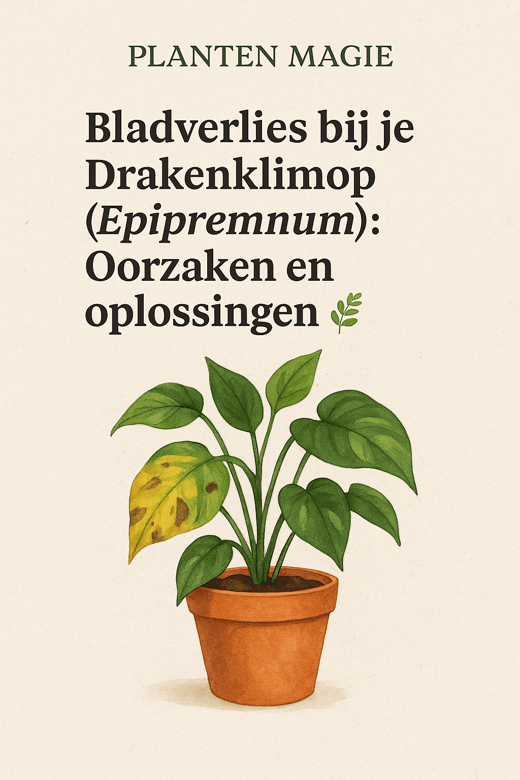🌿 Help! Mijn plant verliest bladeren na het verpotten – wat is er aan de hand? - Planten Magie