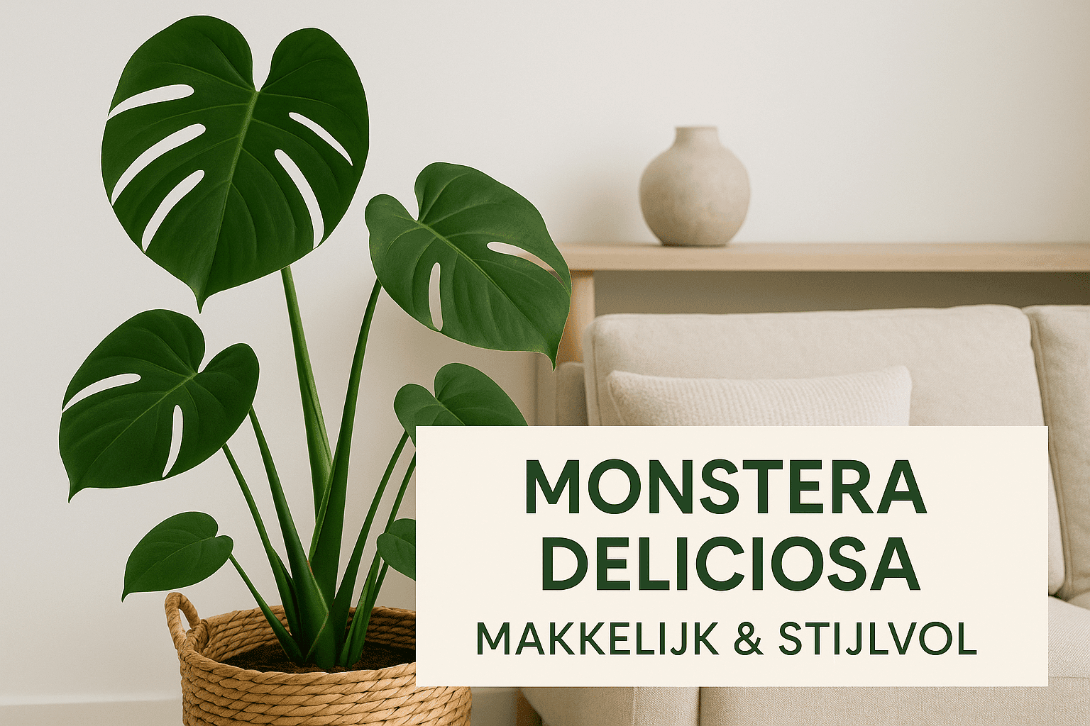 Monstera Deliciosa: de ultieme blikvanger voor elke woonkamer - Planten Magie