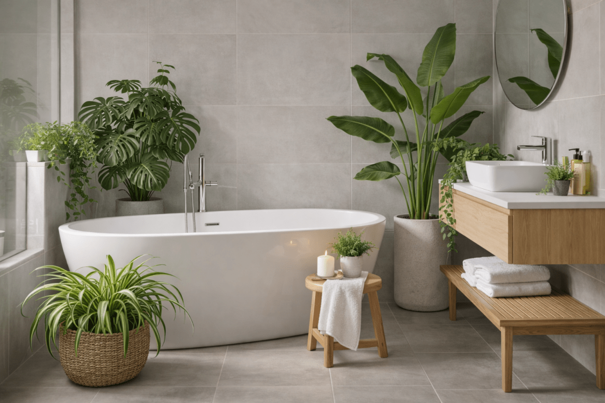 Badkamer planten - Planten Magie