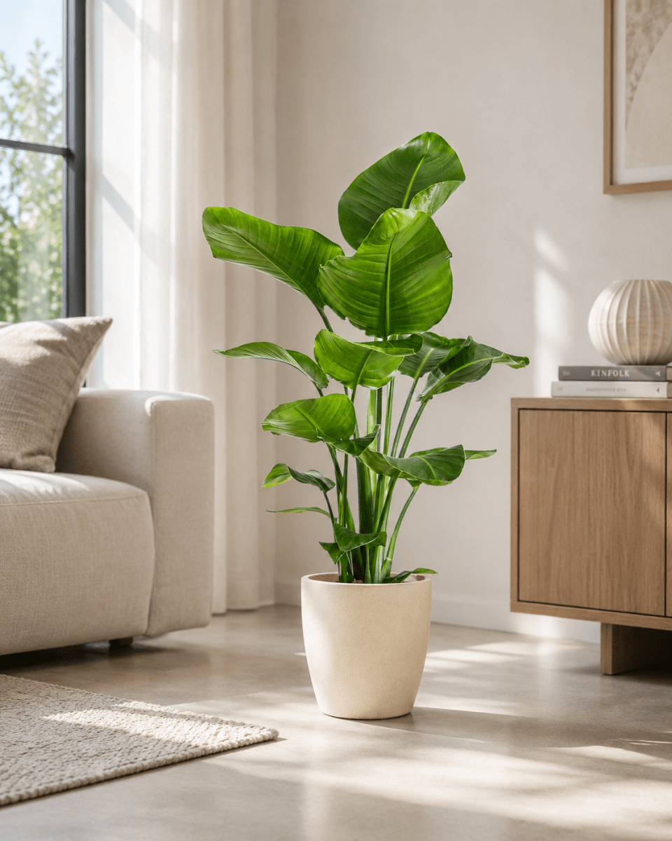 Strelitzia Nicolai met pot Kamerplant – 80 cm – Ø21 cm-Planten-plantenmagie