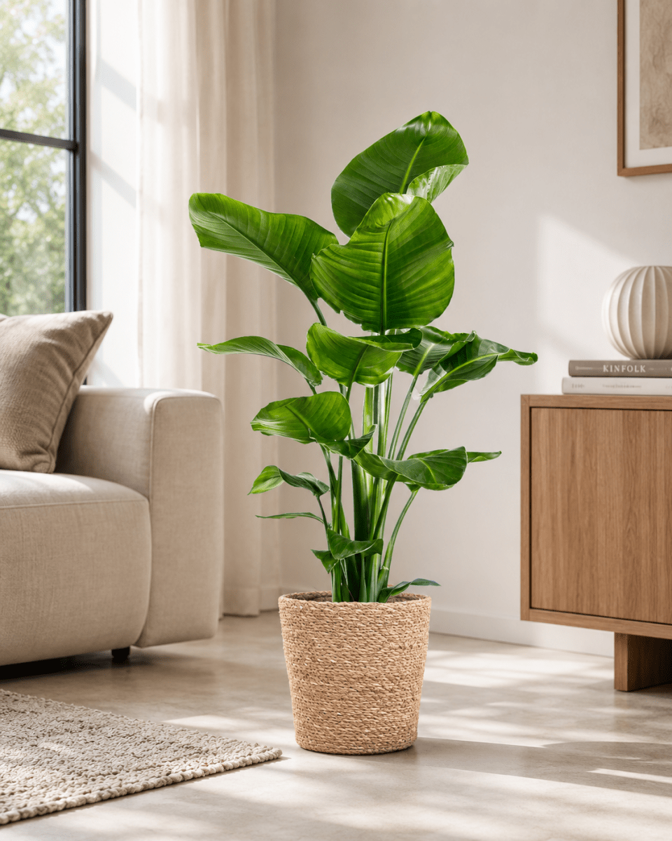 Strelitzia Nicolai met pot Kamerplant – 80 cm – Ø21 cm-Planten-plantenmagie