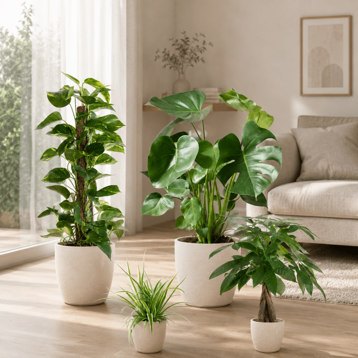 Diervriendelijke Plantenbox met Mand – 35 cm – Ø12 cm-Planten-plantenmagie