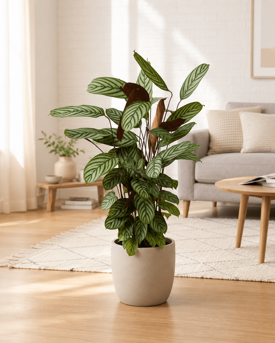 Calathea Oppenheimiana Kamerplant – 100 cm – Ø24 cm-Plant-plantenmagie