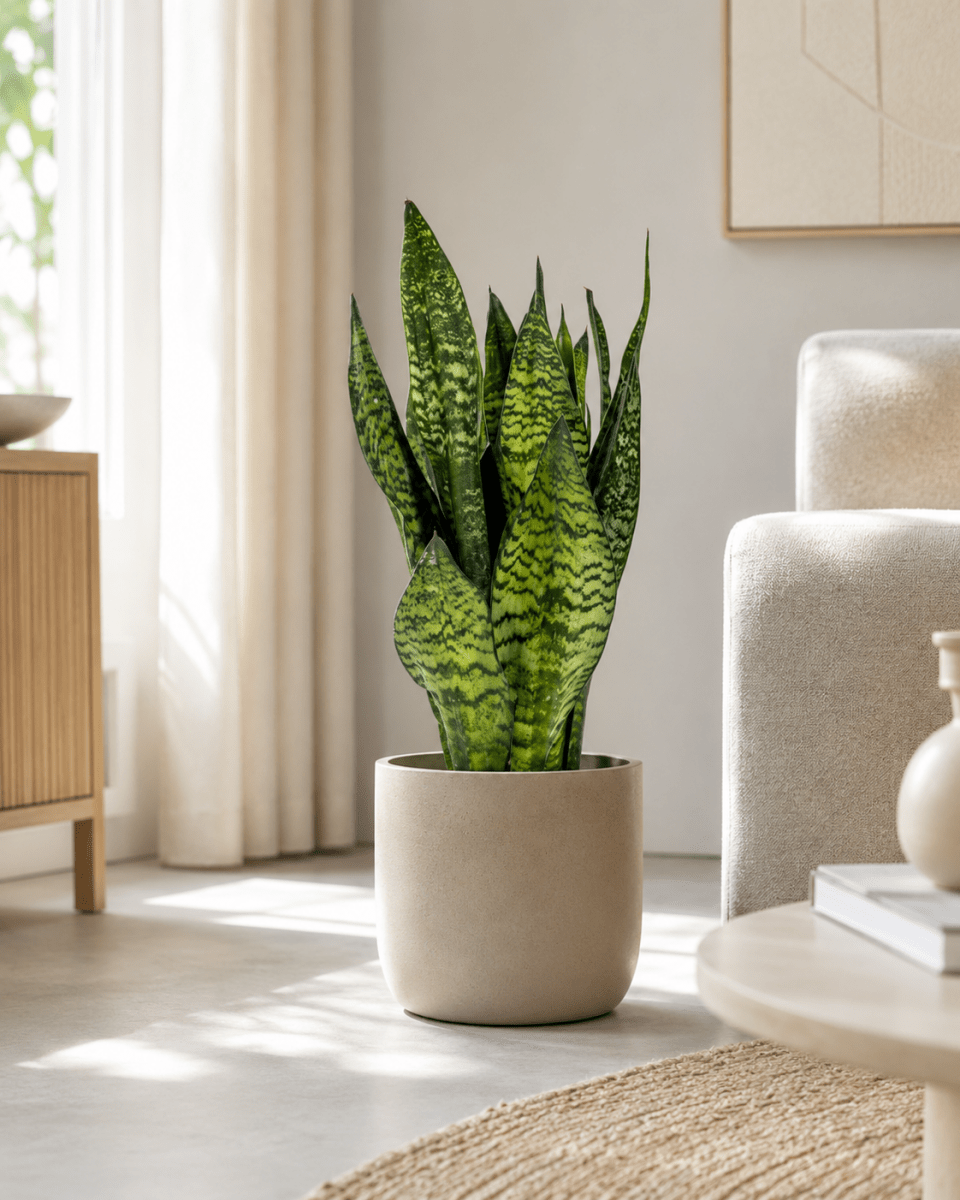 Sansevieria Zeylanica Compacta Kamerplant – 65 cm – Ø17 cm-Plant-plantenmagie