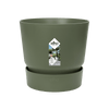 Pot elho Greenville Round zwart - D14 x H13-Pot-Planten Magie