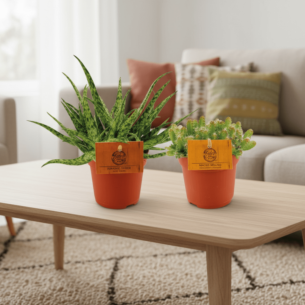 Aloe Spider/Hylocereus Undatus - 2 stuks - Ø10,5cm - ↕15cm-Plant-Planten Magie