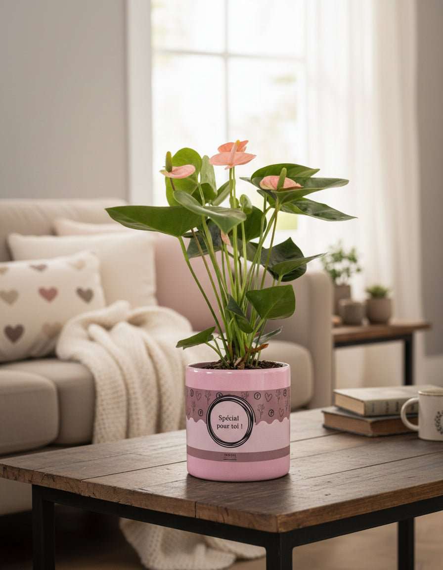 Anthurium Pink “Special Pour Toi” – Ø12cm – ↕45cm-Plant-Planten Magie