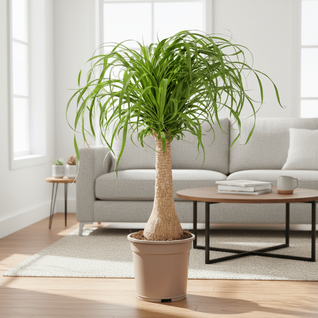 Beaucarnea Recurvata Stam Ø21cm - ↕60 - 80cm - Plant - plantenmagie