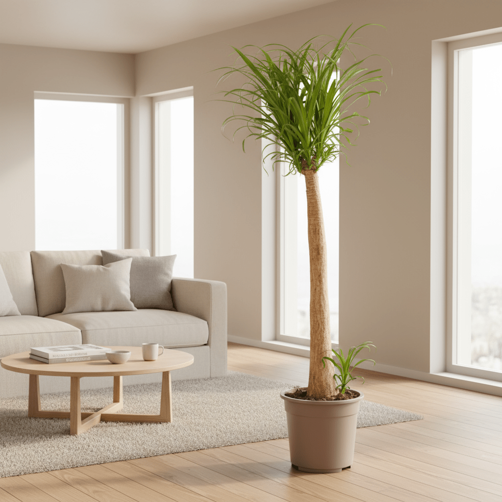 Beaucarnea Recurvata Stam Ø27cm - ↕110 - 130cm-Planten-Planten Magie