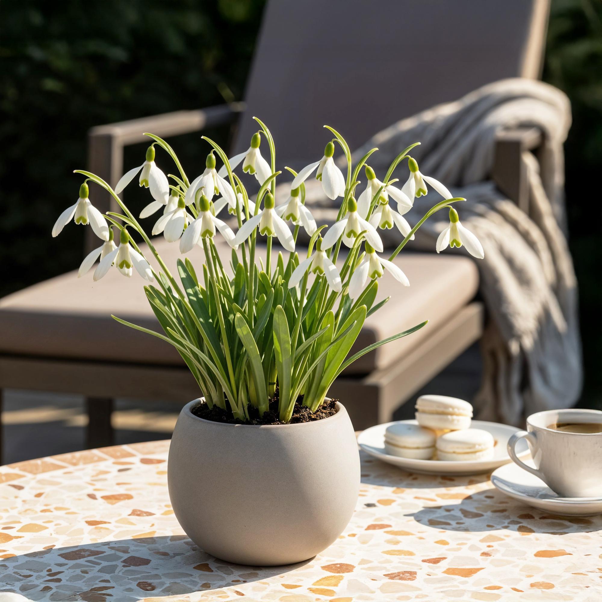 Bloembollen - Galanthus Elwesii - Kleur Wit - 25 stuks-Planten-Planten Magie