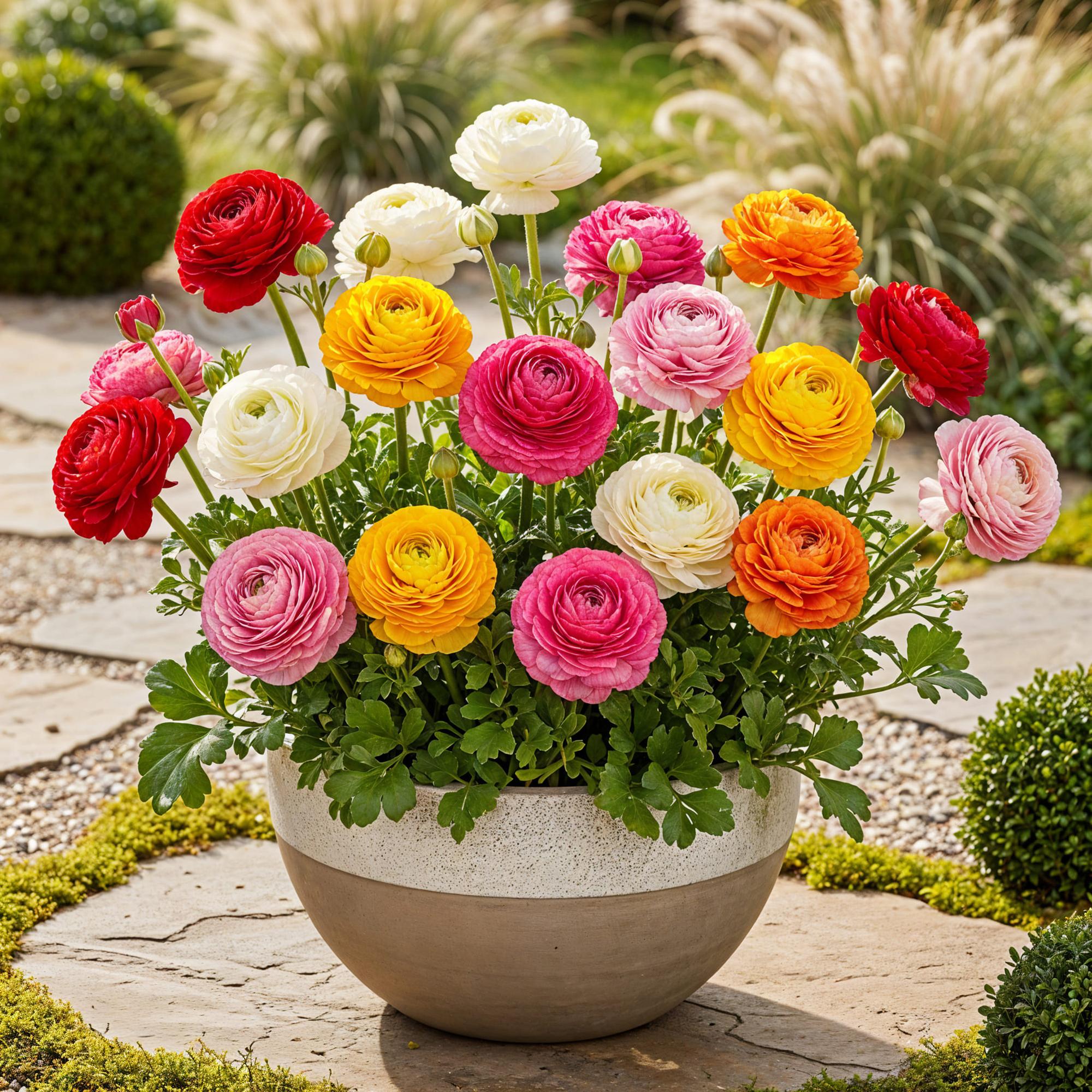 Bloembollen - Ranunculus Mix - Diversen Kleuren - 40 stuks-Planten-Planten Magie