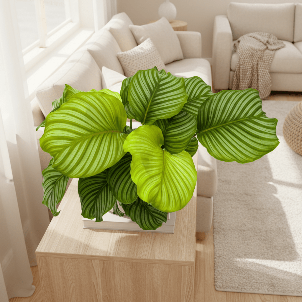 Calathea Orbifolia Ø27cm - ↕70 - 90cm - Plant - plantenmagie