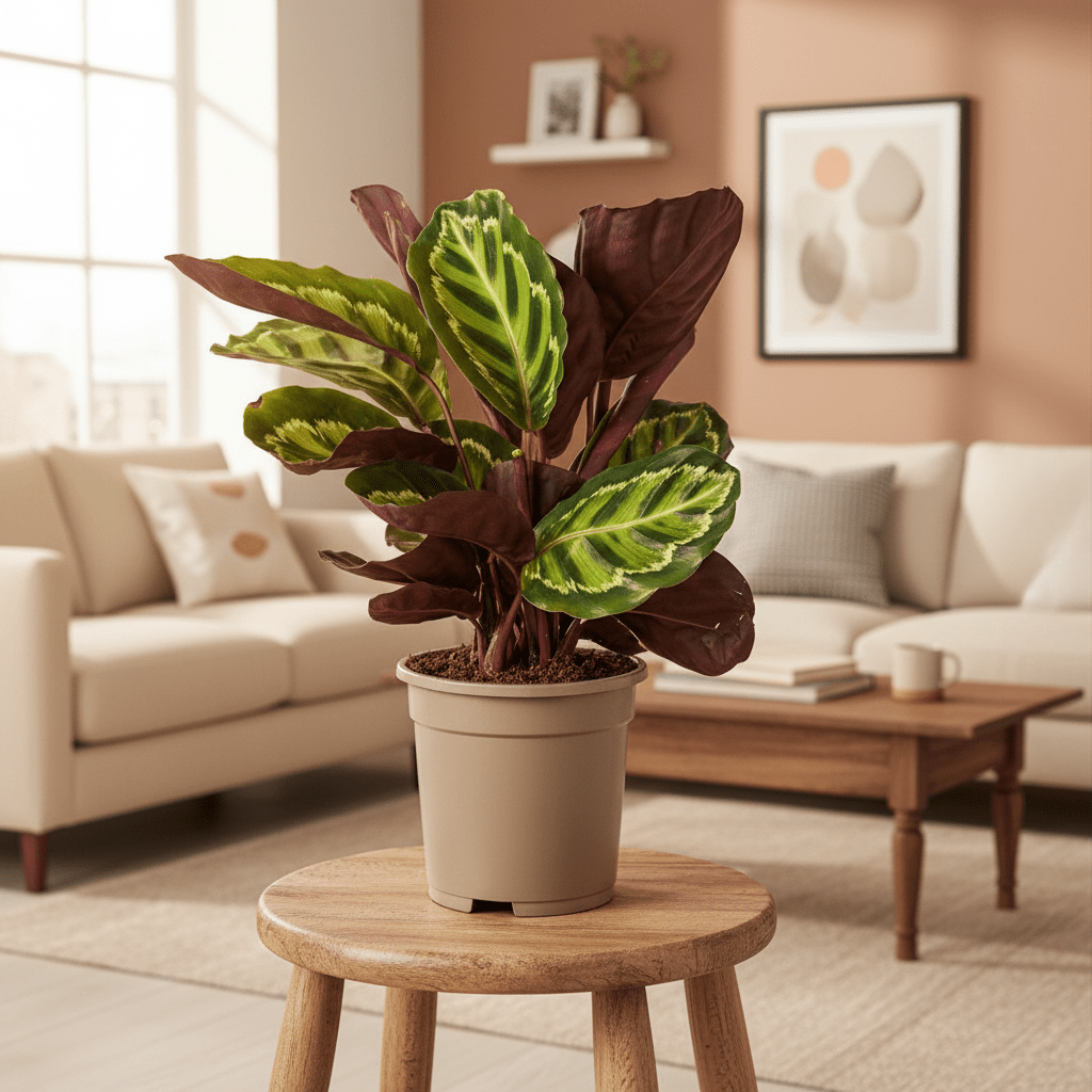 Calathea Roseopicta Ø17cm - ↕40 - 50cm - Plant - plantenmagie