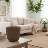 Capi Pot Nature Groove Made With Warm Taupe - D22cm-Potten-Planten Magie