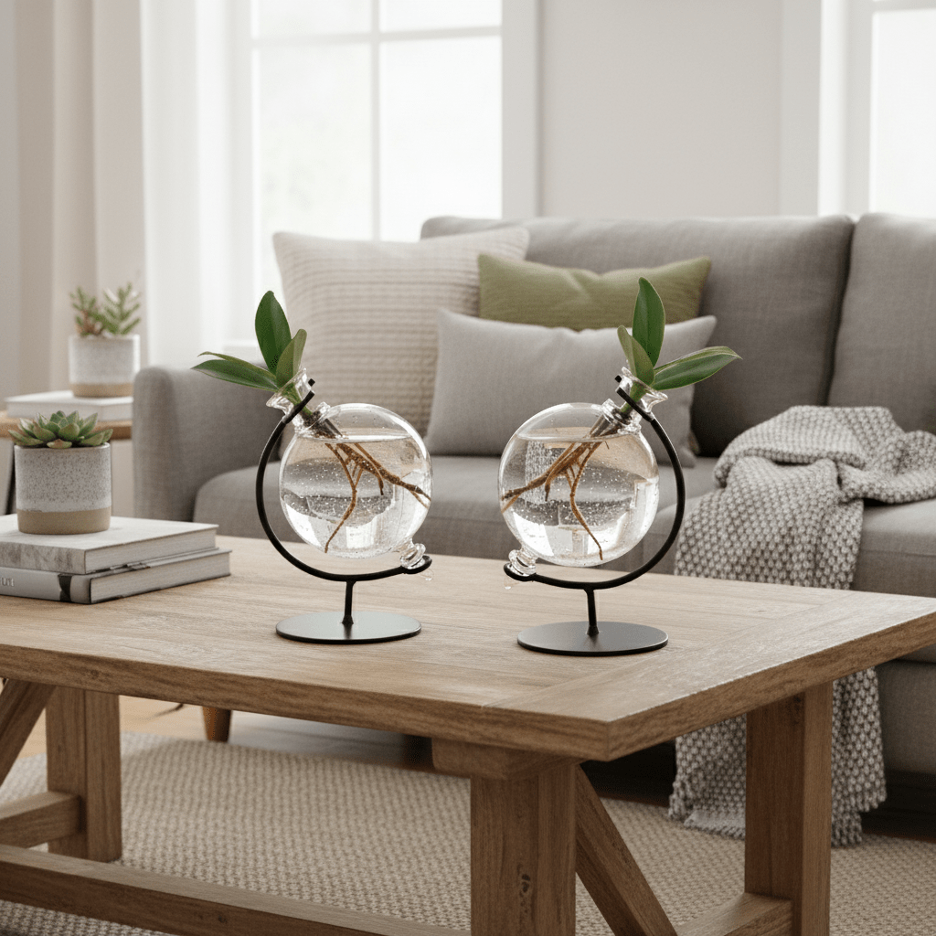 Clusia in Victoria Glas - 2 stuks - Ø5cm - ↕10cm-Plant-Planten Magie