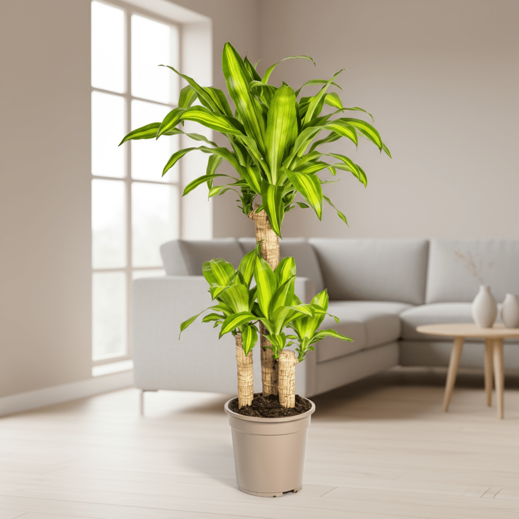 Dracaena Fragrans Massangeana Ø21cm - ↕90 - 110cm-Planten-Planten Magie