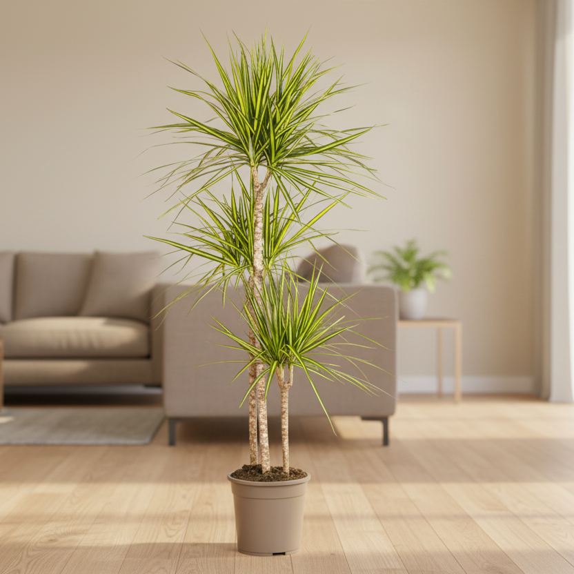 Dracaena Marginata Sunray Ø17cm - ↕60 - 80cm-Planten-Planten Magie