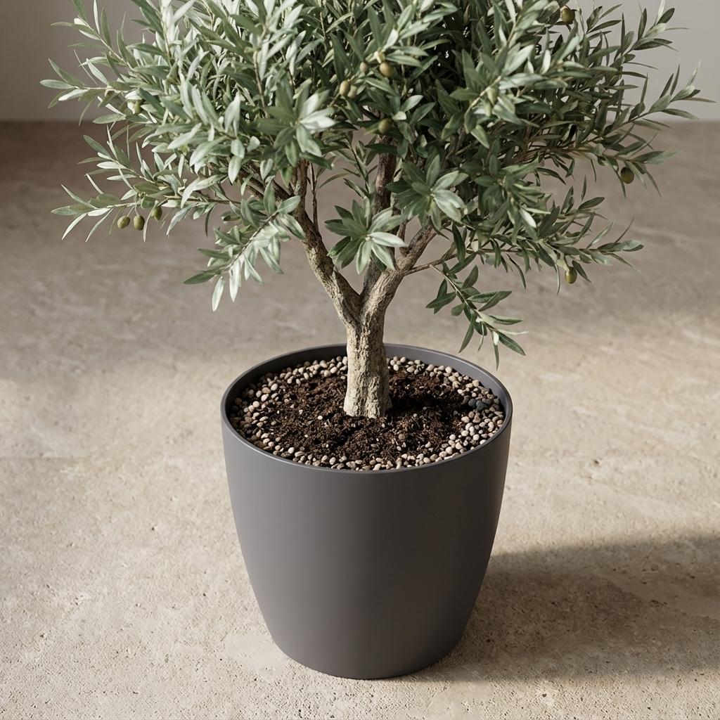 ELHO Brussels rond 18cm antraciet-Pot-Planten Magie