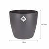ELHO Brussels rond 18cm antraciet-Pot-Planten Magie
