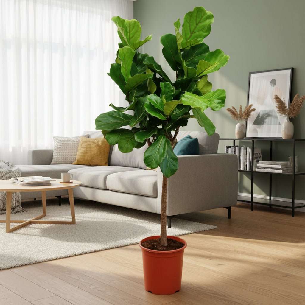 Ficus Lyrata boom ø27cm, 160cm hoog-Plant-Planten Magie