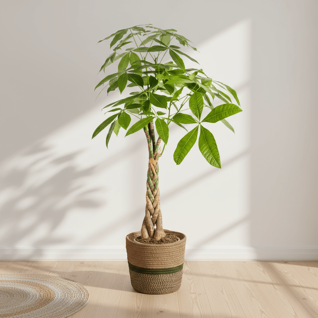 Pachira Aquatica met mand - Plant - plantenmagie