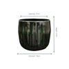 Pot Babet Pine bloempot – D30 x H27-Potten-Planten Magie