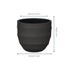 Pot Bordo New Egg Earth – stijlvolle pot met aardetint-Potten-Planten Magie