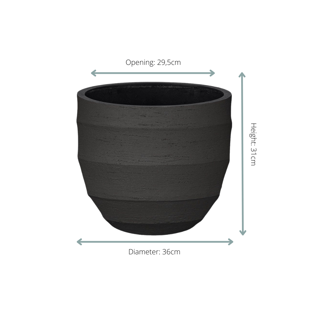 Pot Bordo New Egg Earth – stijlvolle pot met aardetint-Potten-Planten Magie