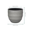 Pot Bordo New Egg Grey D36 x H31-Potten-Planten Magie