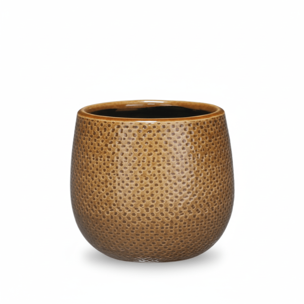 Pot Gabriel rond oker D14-Pot-Planten Magie