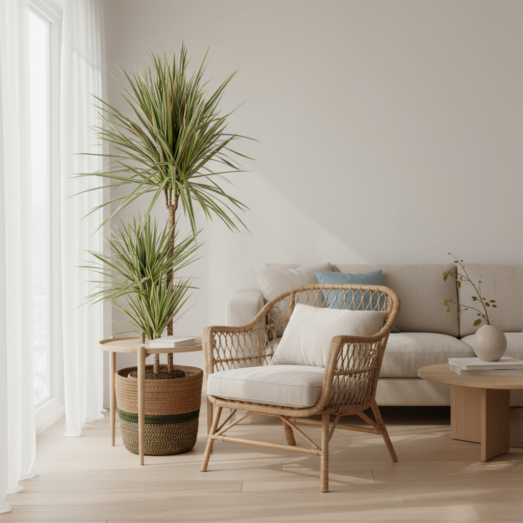 dracaena-marginata-bicolor-met-mand-110cm-plantenmagie