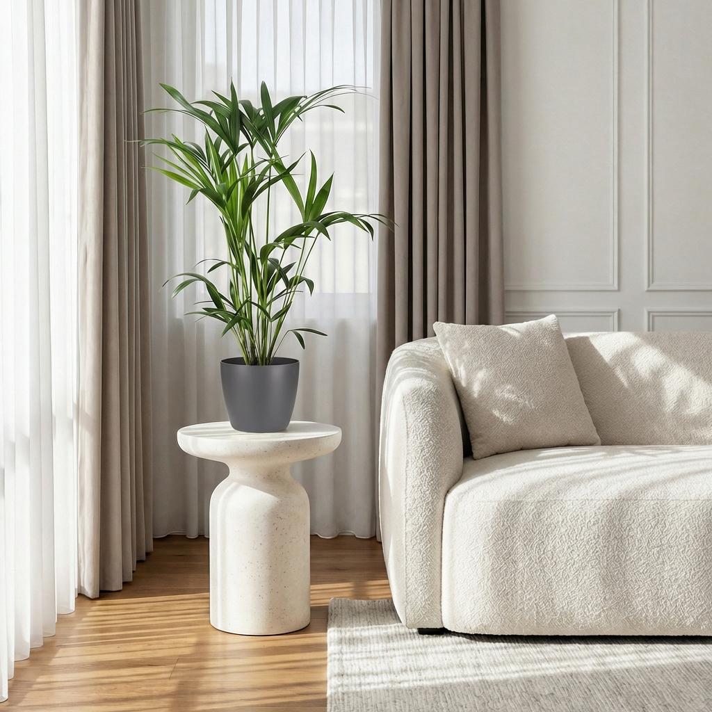 Howea forsteriana Kentia palm - 80–85 cm - Ø19 - met Potter grijs - Plant - plantenmagie