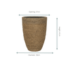 Pot Ben Straw Grass - D30 x H41-Pot-Planten Magie