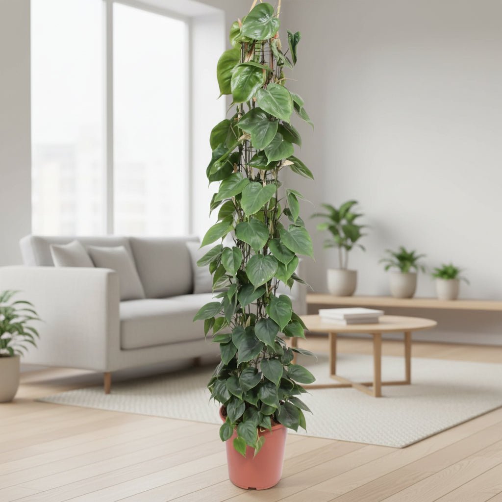 Philodendron Scandens gaasrek - 160 cm - ø27 - Plant - plantenmagie