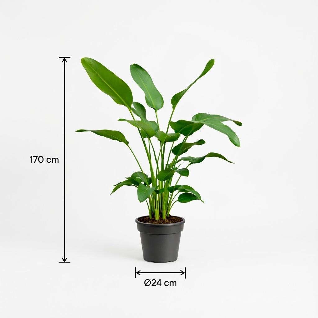 Strelitzia Nicolai - 170 cm - ⌀24 - Plant - plantenmagie
