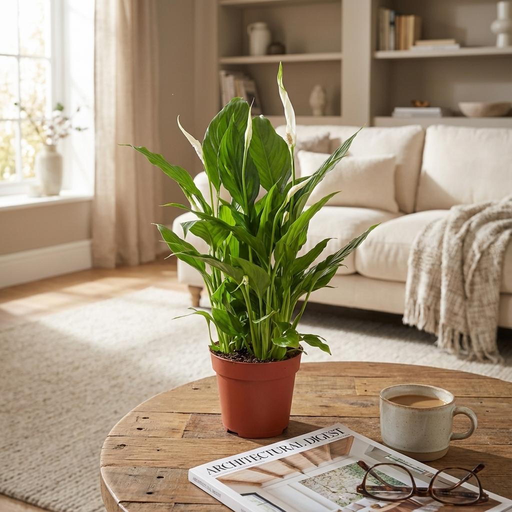 Spathiphyllum lepelplant 35–40 cm - Plant - plantenmagie