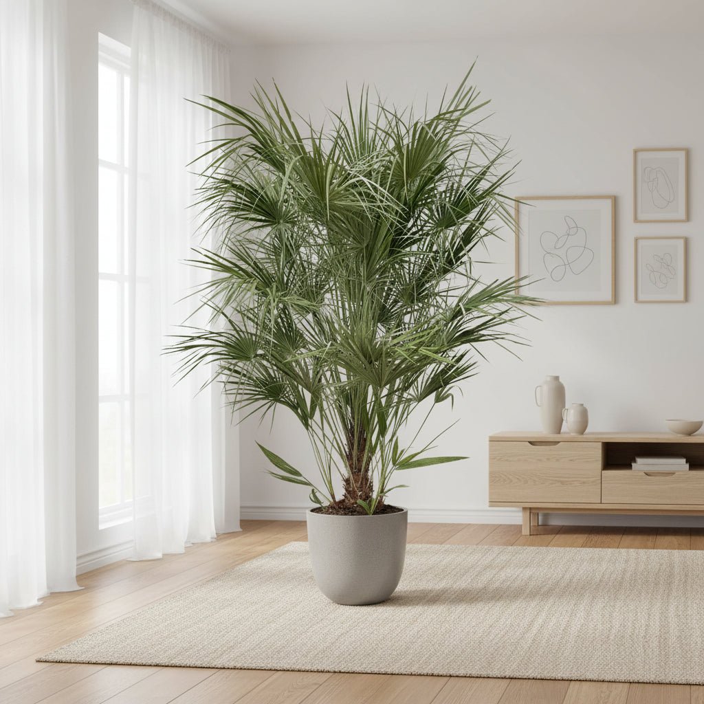 Chamaerops Humilis struik - 170cm- Ø30-Plant-plantenmagie