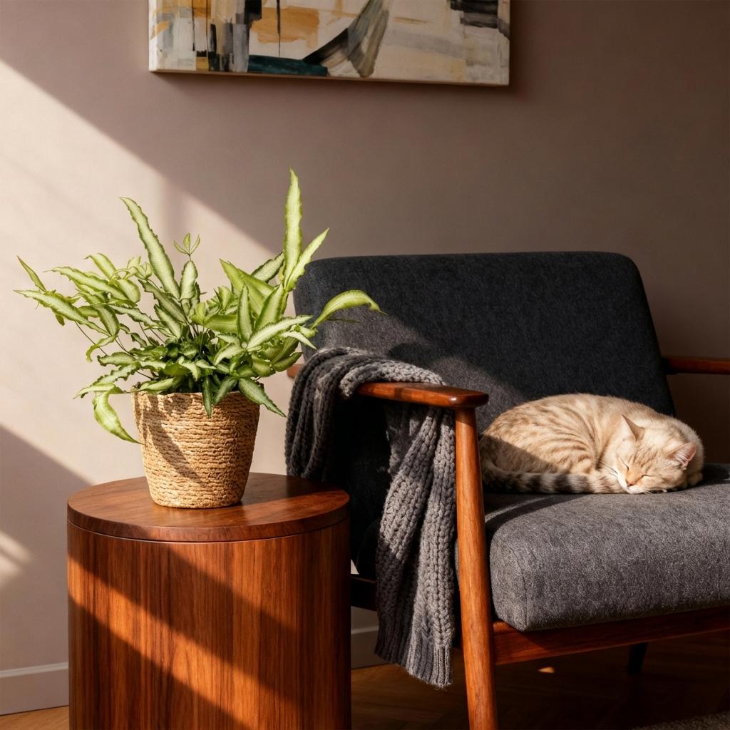 Pteris cretica Albolineata lintvaren (2 stuks) 20 cm met mand - Plant - plantenmagie