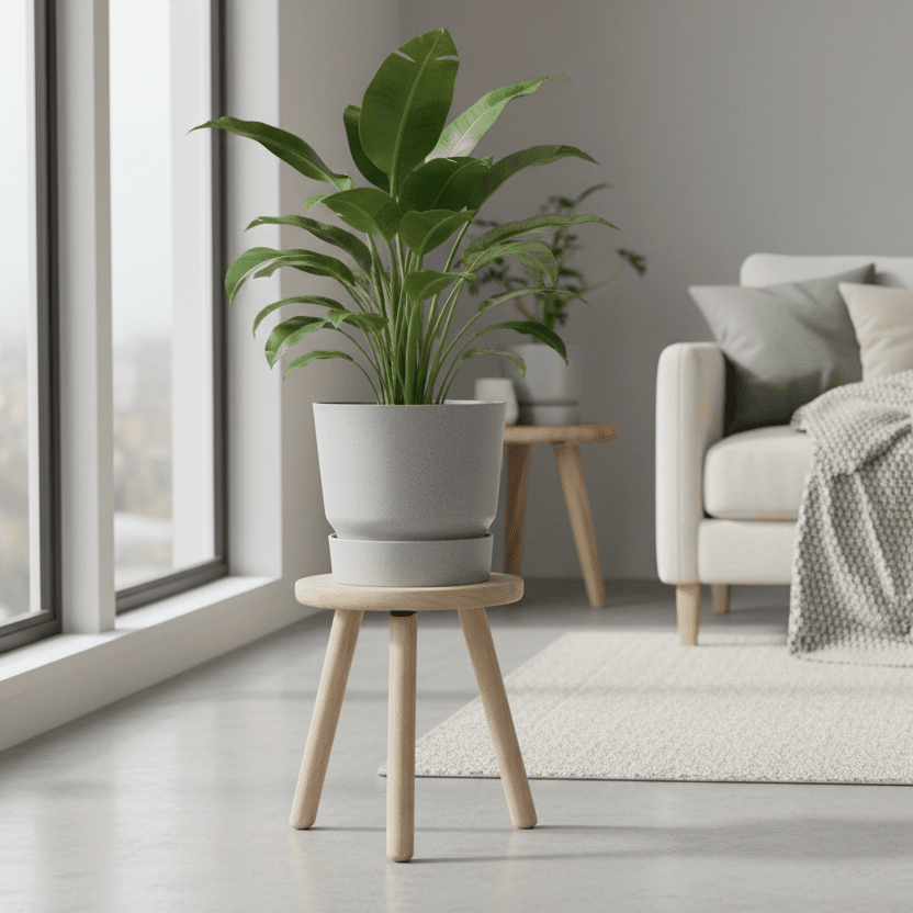 Pot elho Greenville Round grijs - D18 x H17-Pot-Planten Magie