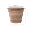 Choco Doppio pot - D33 x H29-Pot-Planten Magie
