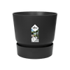 Pot elho Greenville Round zwart - D14 x H13-Pot-Planten Magie