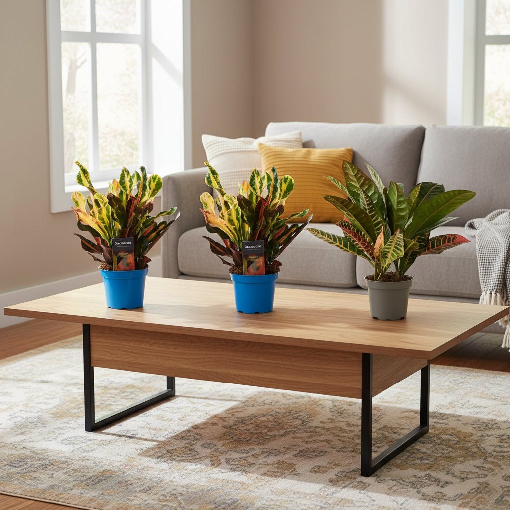 3x Croton Codiaeum mix - 30 cm - ø12 - Plant - plantenmagie