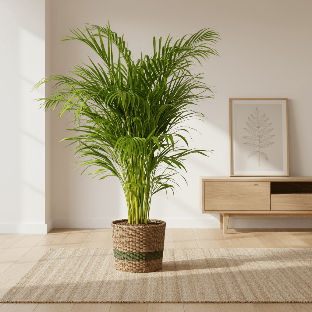 Dypsis Areca Lutescens met mand Ø24cm - ↕120 - 140cm-Plant-plantenmagie