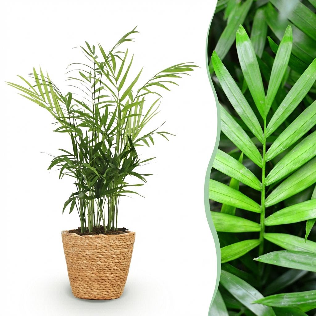 Chamaedorea elegans in mand – 15 cm - Plant - plantenmagie