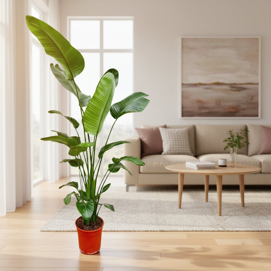 Strelitzia Nicolai - 180 - 200 cm - ø25 - 30 - Plant - plantenmagie