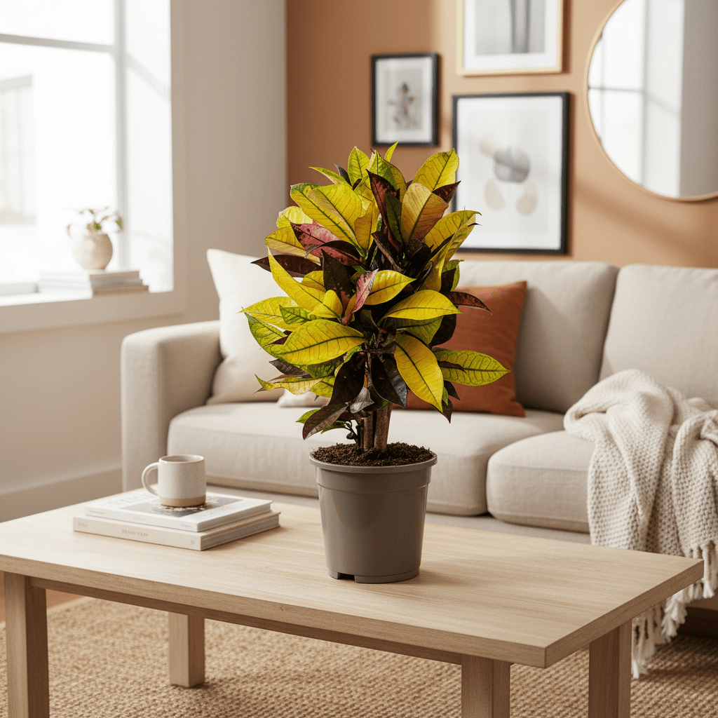 Codiaeum Croton Iceton 40–60 cm Ø17 cm - Plant - plantenmagie